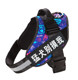 Dog leash harness free customized word plate