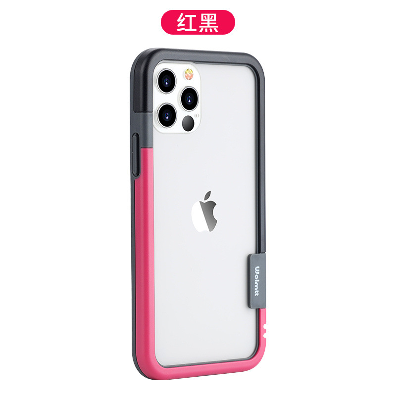 14pro max手机边框15保护套13mini适用苹果xMax手机壳7plus硅胶12边框iphone防摔8防摔套XR男女款11简约情侣p - 图1