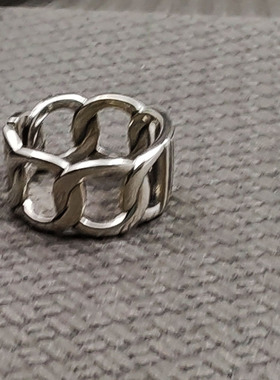 925纯银流行饰品英文字母镂空