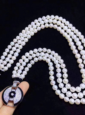 流行贝珠毛衣链婚纱摄影道具