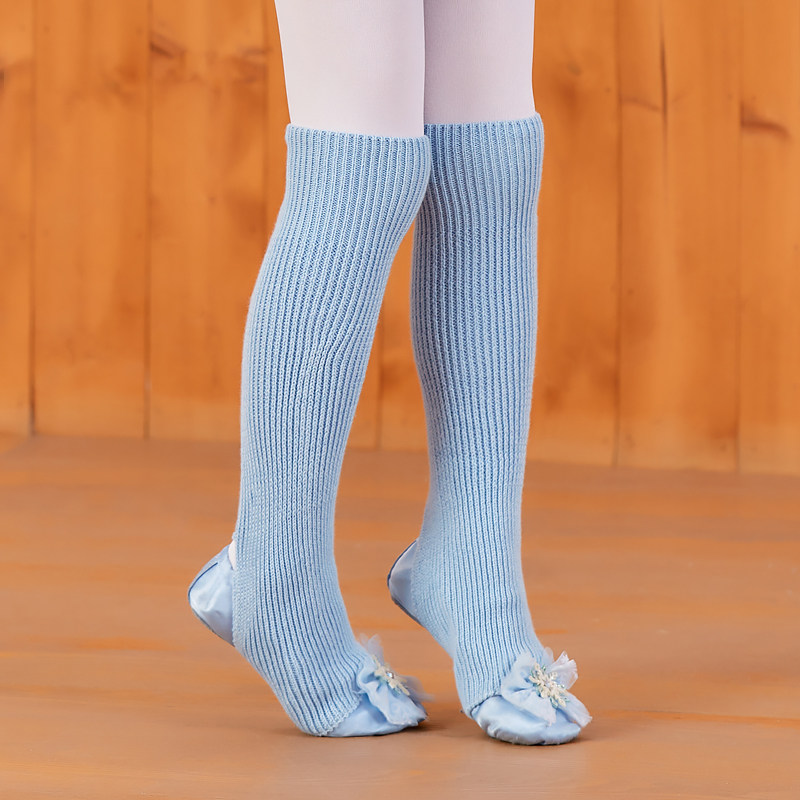 儿童秋冬保暖护腿纯棉针织毛线高筒袜套女童舞蹈练功护膝袜套7372,淘宝优惠券,粉丝福利购,淘宝优惠卷