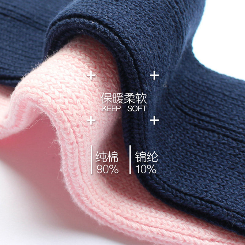 儿童秋冬保暖护腿纯棉针织毛线高筒袜套女童舞蹈练功护膝袜套7372,淘宝优惠券,粉丝福利购,淘宝优惠卷