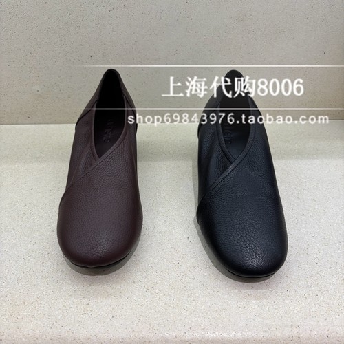 achette雅氏2025秋季专柜正品女鞋优雅乐福鞋粗跟深口女单鞋5TL3 - 图1