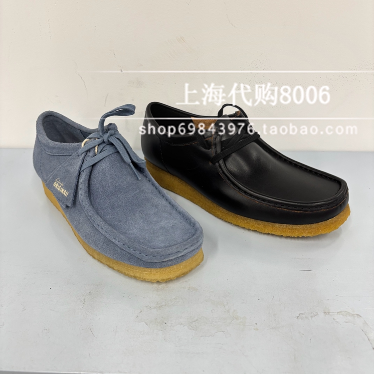 Clarks其乐2025秋季男鞋麂皮复古休闲鞋袋鼠鞋26179164  26181127 - 图0