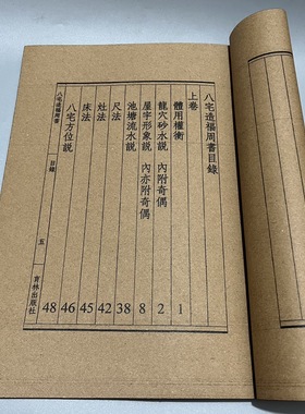 古书老书旧书古书籍八宅造福周书一套14本宣纸线装收藏中国风大套