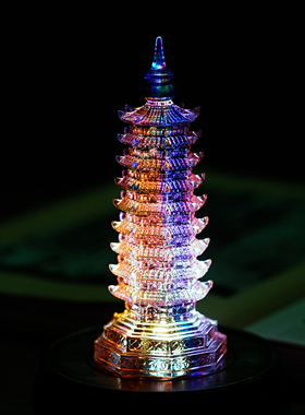 珍悦实木leD充电七彩发光底座