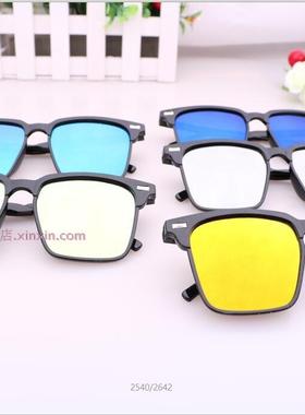 水银反光明星款复古风炫彩太阳镜