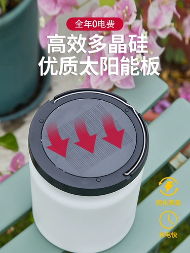 Вилла на солнечной энергии для беседки, дорожный атмосферный водонепроницаемый ночник для кемпинга, портативный подвесной светильник