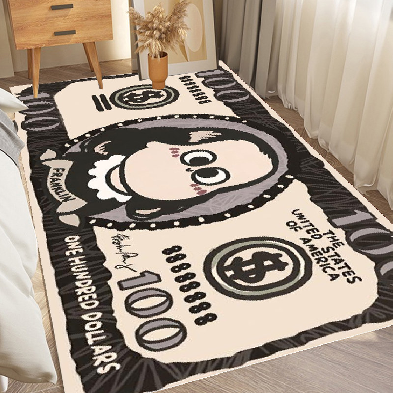 卧室地毯床边毯防滑加厚毛绒阳台卡通床下房间家用可爱儿童小地垫,淘宝优惠券,粉丝福利购,淘宝优惠卷