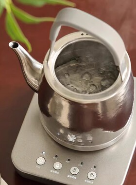 鸣盏纯钛全自动加水烧水壶