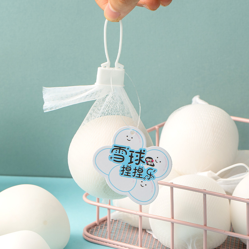 雪球捏捏乐玩具嘎吱踩雪声发泄神器创意上班摸鱼办公室减压捏一捏 - 图3