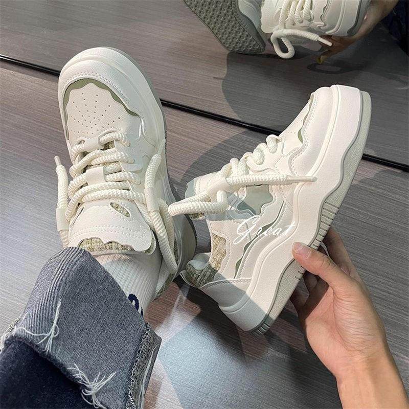 女鞋厚底小白鞋2025年新款百搭小香风休闲板鞋星星鞋子港风运动鞋,淘宝优惠券,粉丝福利购,淘宝优惠卷