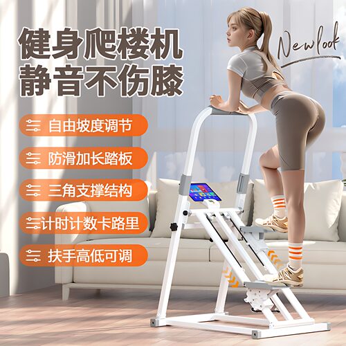 爬楼机多功能踏步机健身家用登山机运动器材楼梯机室内踏步可折叠 - 图2