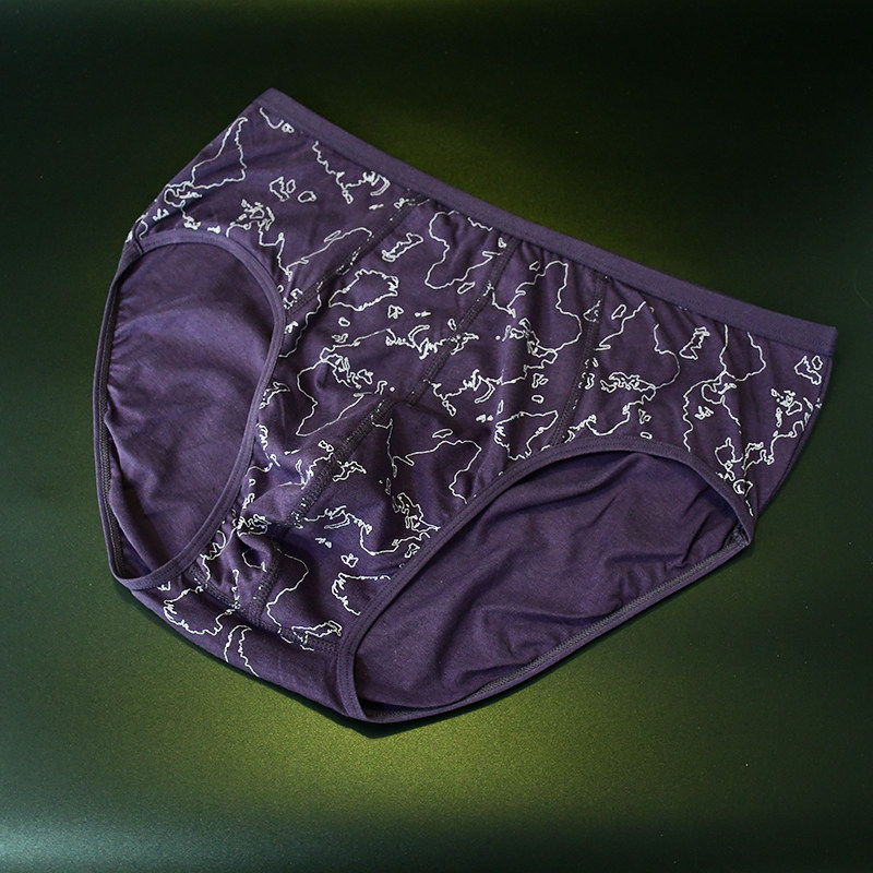 2条健将男士中腰三角内裤细边防勒纯棉吸汗透气印花男人运动短裤,淘宝优惠券,粉丝福利购,淘宝优惠卷