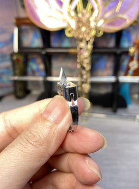 大冲冲非原创指间刃 玫瑰花戒指 圈口可调节