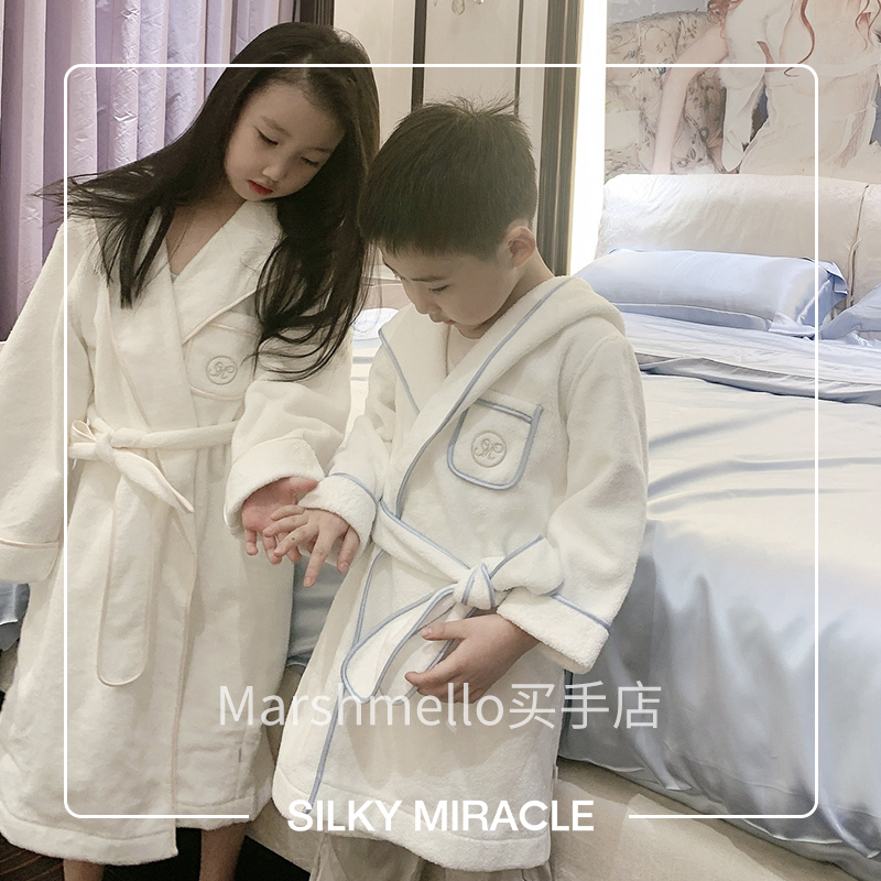 [7折]SILKY MIRACLE BABY SLEEP WEAR儿童纯棉浴袍奢侈品毛巾睡袍