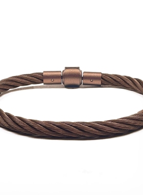 专柜品质黄金色不锈钢丝绳咖啡色