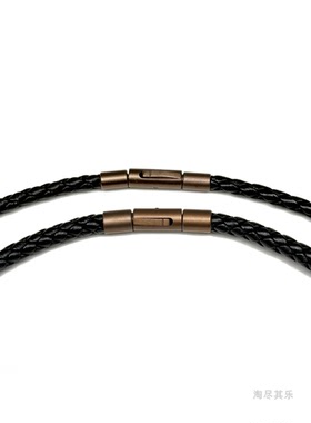 专柜品质真羊皮项链5mm粗