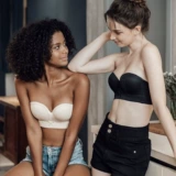 芬斯狄娜 Бретели, бюстгалтер, сексуальный топ с чашечками, бюстгальтер без косточек, нескользящий бюстгальтер пуш-ап, без лямок, открытые плечи