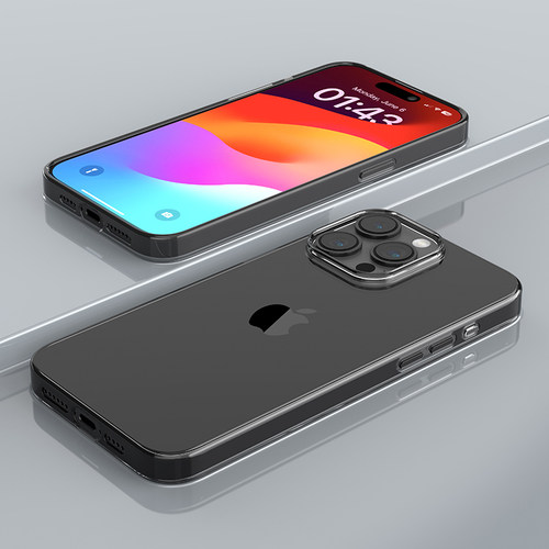 迪沃DEVIA裸系列透明15手机软套保护壳适用于苹果iPhone15ProMax - 图1