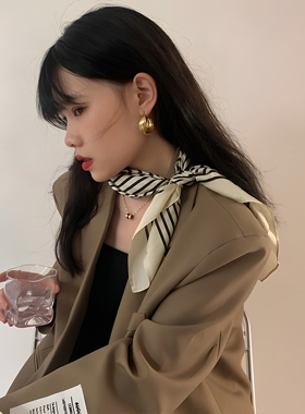 丝巾女士春秋款百搭外搭防晒披肩
