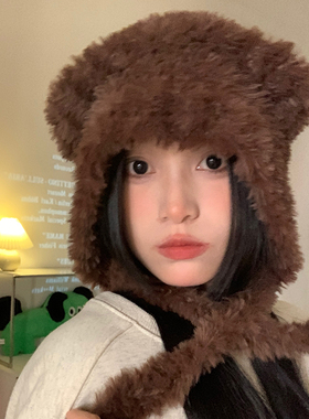 女秋冬毛线针织帽保暖