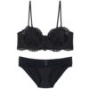 French sexy lace small breast strapless underwear