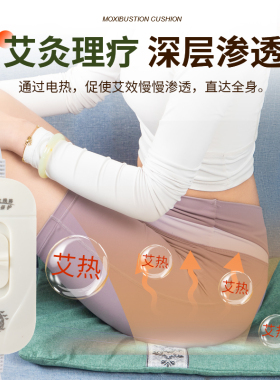 电加热艾绒坐垫办公室久坐发热垫