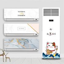 Marble Ins Air Conditioning Stickers Creative Trim Personality Stickers Air Conditioning Hanging Cabinet Ice Nordic Style