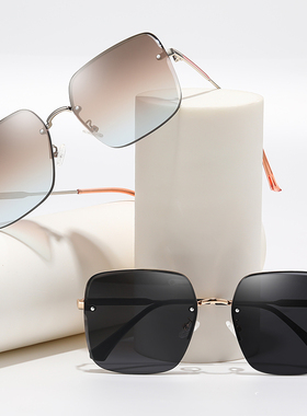 遮阳方形时尚女款太阳镜