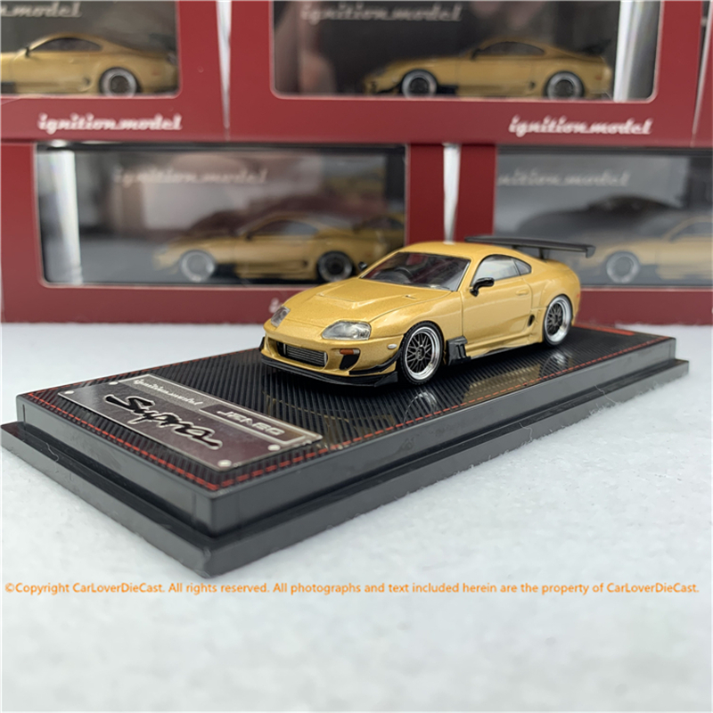 IG 1:64 丰田 Supra (JZA80) RZ金色 IG1866 现货 汽车模型 - 图1