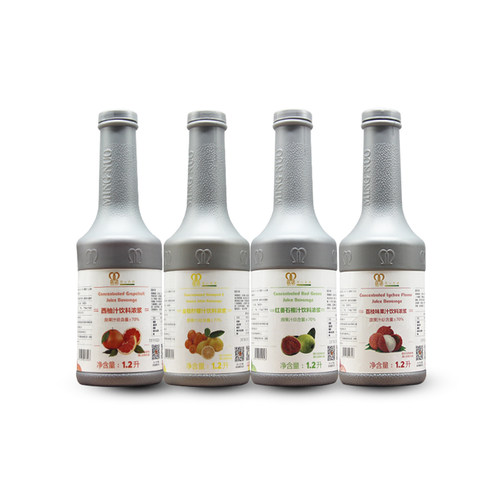 铭诺西柚果汁奶茶店冷饮石榴荔枝金桔柠檬果味饮料浓浆 1.2L包邮 - 图3