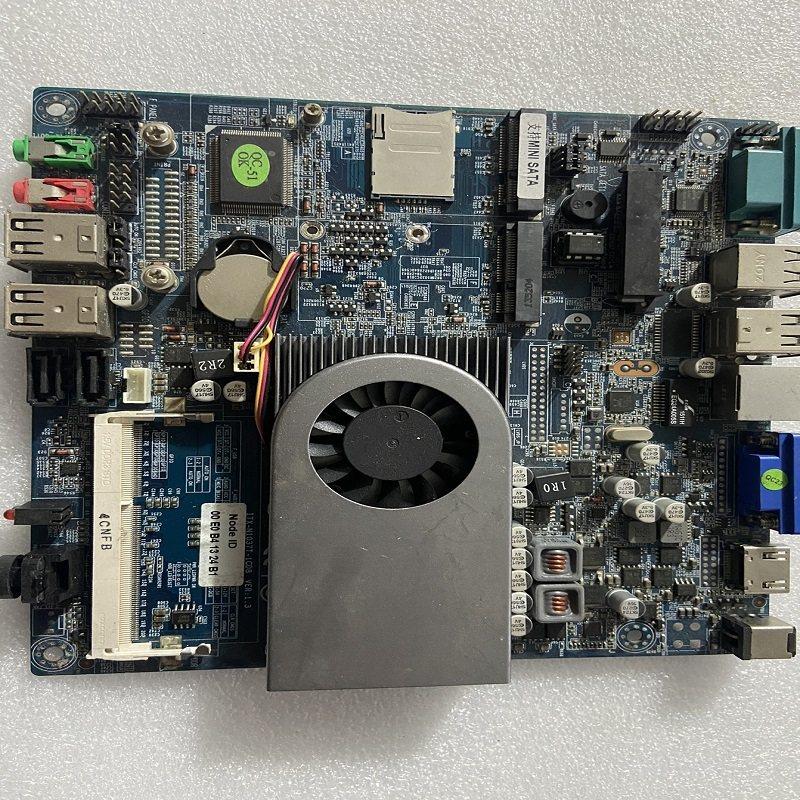 超薄MINI 1037U嵌入式ITX-N1037T-1CD8 VER1.3 12V 千兆主板MSATA - 图0