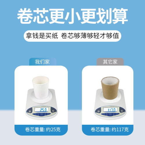 清菲大卷纸厕纸家用大盘卷纸卫生纸酒店专用卫生间大盘纸整箱批发 - 图0