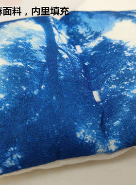 香 blue serum亚麻布面内里填充护腕垫 柜台限量 专柜赠品
