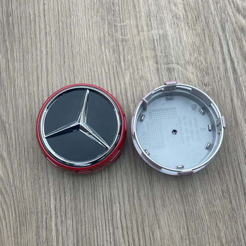 适用于奔驰改装75mm轮毂盖A45 CLA45 C63 GLA45 C200高凸轮盖标 - 图3
