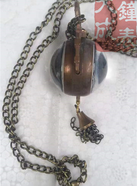 纯铜上发条玻璃复古水晶球