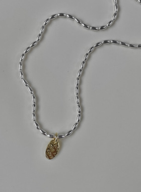 日韩风银色金属小众高级感锁骨链