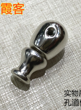 三通佛头弘霞客实心银饰品纯银
