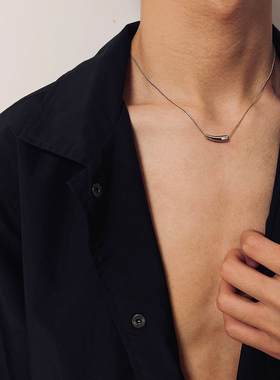 项链男潮轻奢小众2021女生夏ins