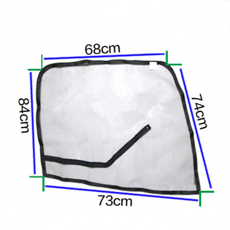 适配货车四川现代创虎致道300M载货车遮阳挡防蚊纱侧窗防蚊虫纱窗 - 图2