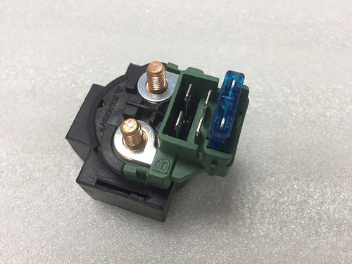 适用雅马哈摩托车JYM125-2-3-B吸拉开关YBR天剑天隼电启动继电器 - 图0