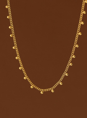 项链欧美锁骨链锁骨链鲸雨