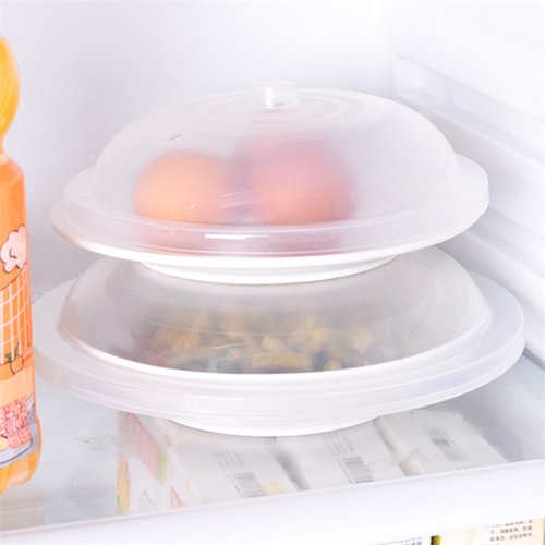 菜罩微波炉加热盖耐高温热菜专用食品级家用防油罩防溅保温透明盖 - 图2