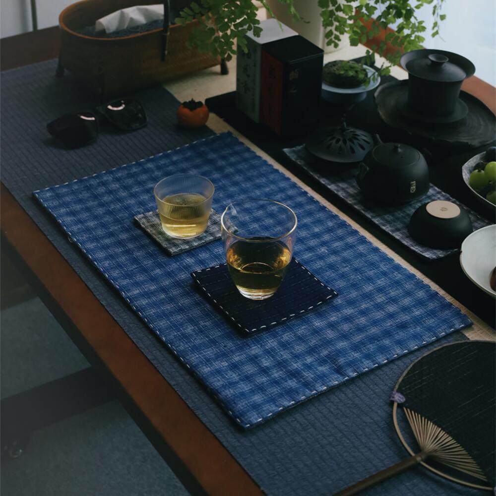 手作老粗布简约小席土布茶席桌旗茶布茶巾杯垫茶垫中式复古禅意风,淘宝优惠券,粉丝福利购,淘宝优惠卷