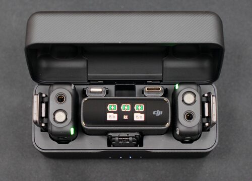 大疆 DJI Mic 2一拖一/二领夹式无线麦克风直播收音录音全新正品 - 图0