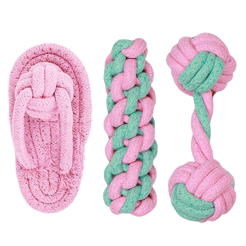 宠物玩具小狗狗磨牙洁齿绳结玩具中小型犬耐咬互动拔河防拆家玩具,淘宝优惠券,粉丝福利购,淘宝优惠卷
