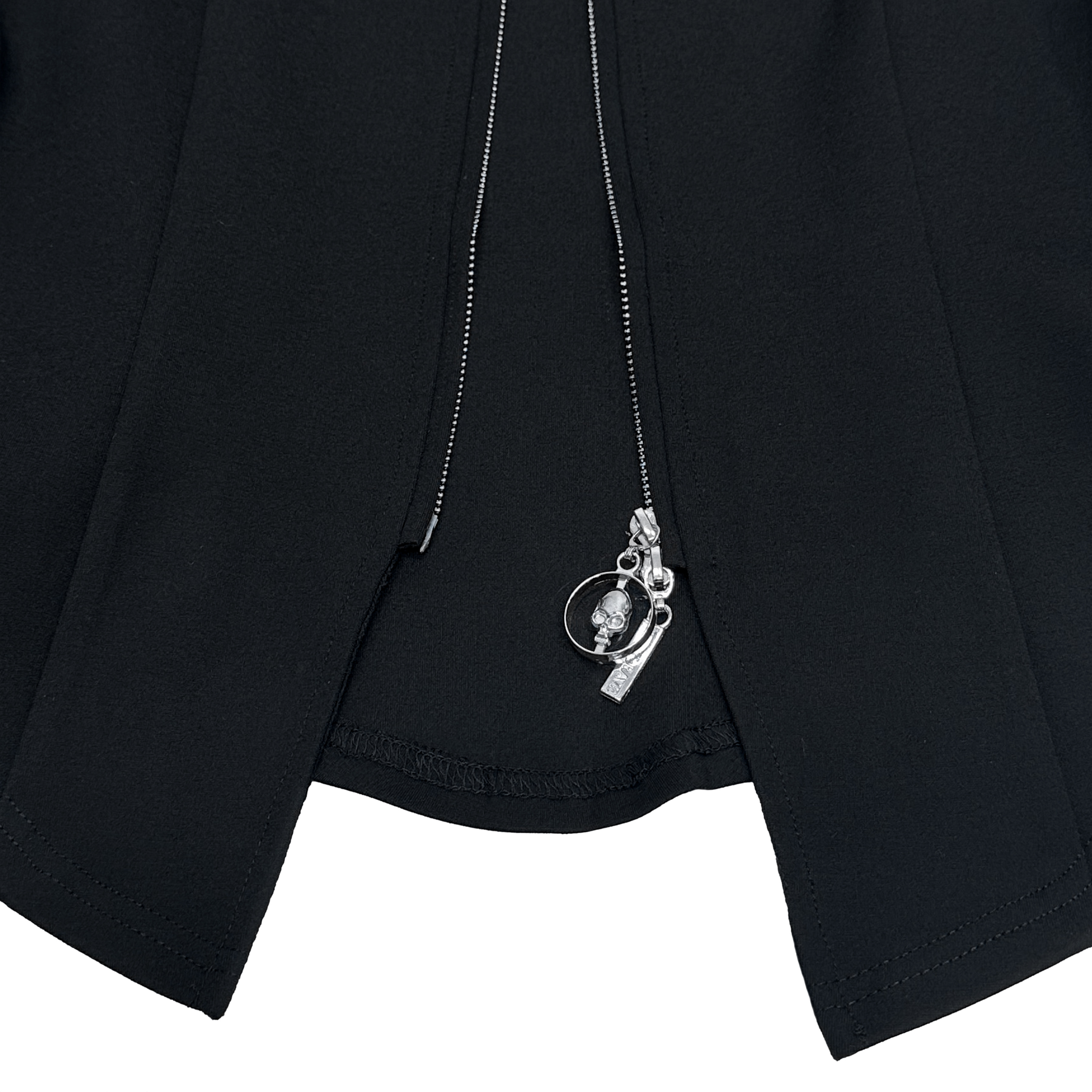 品牌单|黑色收腰短外套女喇叭袖拉链设计感显瘦气质外套,淘宝优惠券,粉丝福利购,淘宝优惠卷