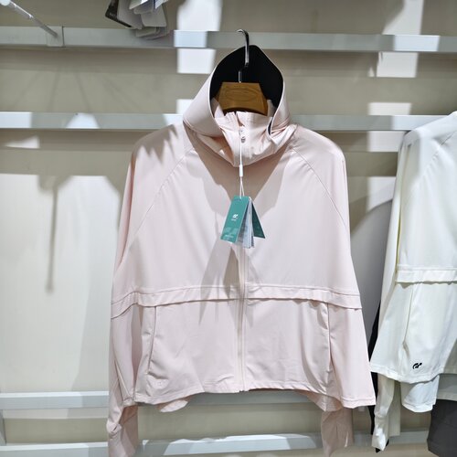 枯叶蝶防晒衣1055宽松版斗篷畅行防晒衣女冰感黑胶帽檐防晒服 - 图0