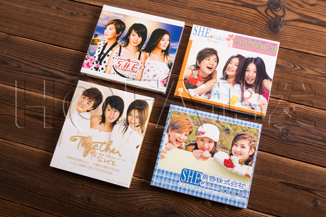 s.h.e / she4张专辑青春株式会社+ 鸿发音像音乐CD/DVD